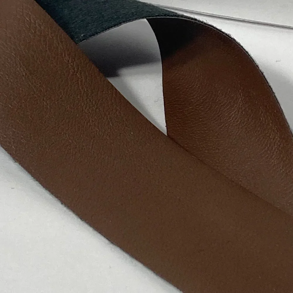 Brown Faux Leather 100% Polyester Craft Sewing Trim Ribbon 1